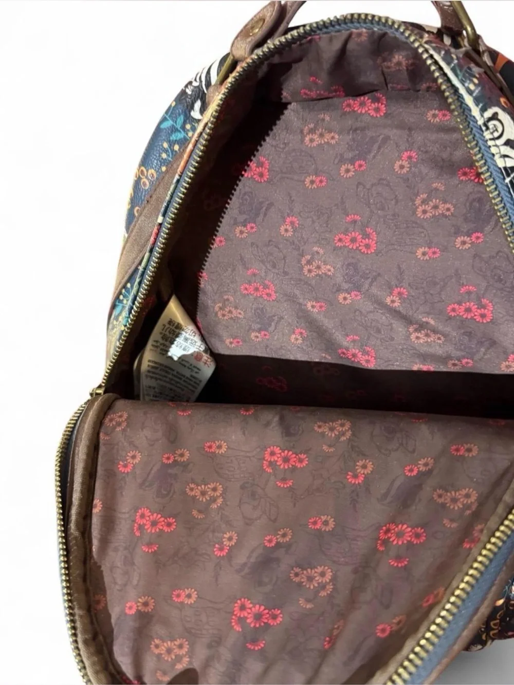 Disney Parks Loungefly Bambi Thumper Floral Mini Backpack